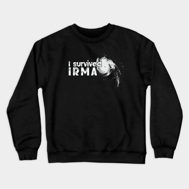 I Survived Hurricane Irma Crewneck Sweatshirt by FalconArt